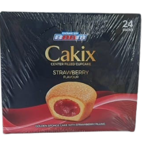 BOOM CAKIX STRAWBERRY      24s