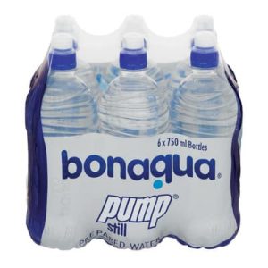BONAQUA PUMP           6X750ML