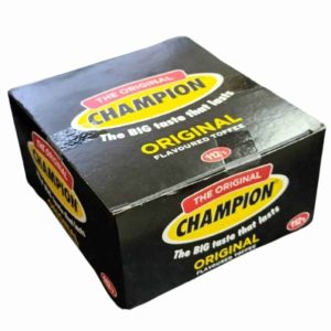 CHAMPION TOFFEES BOX BLK  112s