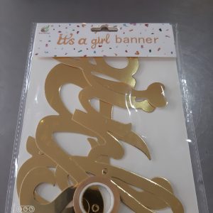 PARTY BANNER ITS A GIRL 2149