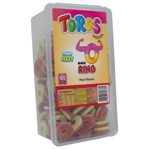TOROS TUB PEACH RINGS     100s