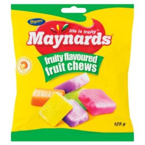 MAYNARDS FRUITY CHEWS 125G