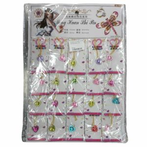 NOVELTY CARD RUBY NECKLACE 20s