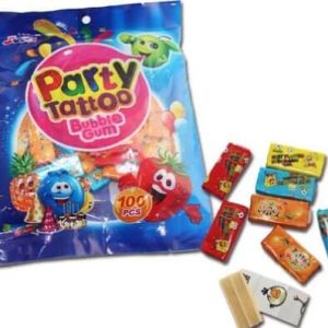 JWD PARTY TATTOO BGUM     100s