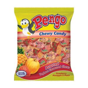 PENGO CHEWS FRUIT        100'S