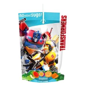 TRANSFORMERS POUCH JUICE 200ML