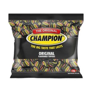 CHAMPION TOFFEE PKT  BLACK 108