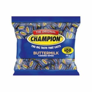CHAMPION TOFFEE TUB B/MILK 108