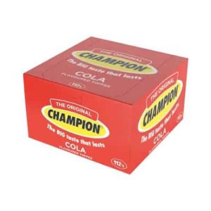 CHAMPION TOFFEES BOX COLA 112s