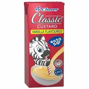 CLOVER CUSTARD VANILL4X6X200ML