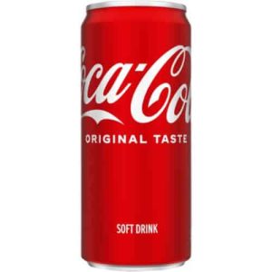 CANS COKE REG          6X300ML