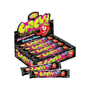 CRACKY CHEWS STRAWBERRY 24s