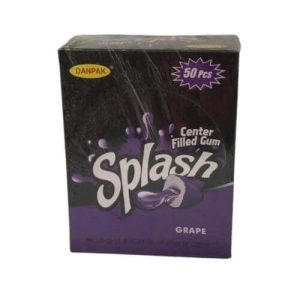 SPLASH GUM BOX GRAPE       50s