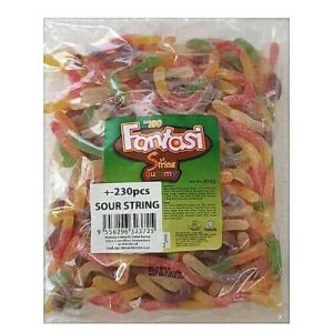 FANTASY GUM STRING SOUR   150g