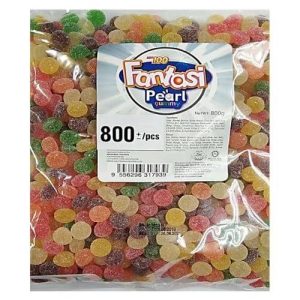 FANTASY GUM PEARL ASST SG 800g