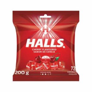 HALLS POLY CHERRY          72s