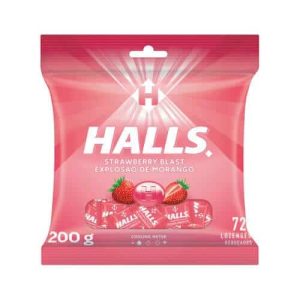 HALLS POLY STRAWBERRY  48X72'S