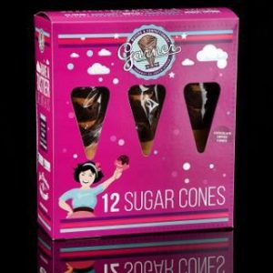 GARNER SUGAR CONES CHOC    12s
