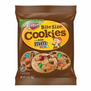 M&M BITE SIZE COOKIES       1s