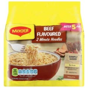 MAGGI NOODLES BEEF          5s