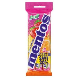 MENTOS MULTIPAK FRUIT       3s