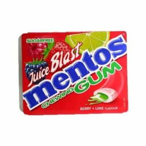 MENTOS GUM BERRY LIME CARD  8s