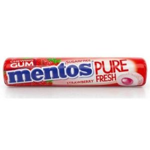 MENTOS GUM ROLL SBERRY   16X9s
