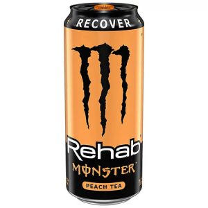 MONSTER E/DRINK RHAB PEACH 4s