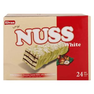 NUSS WAFER WHITE CHOC      24s