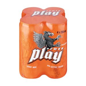 PLAY ENERGY DRINK      4X250ML