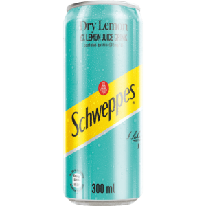 CANS DRY LEMON         6X300ML