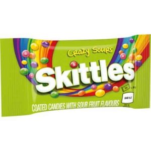 SKITTLES CRAZY SOUR BOX    38G