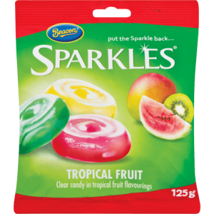 SPARKLES TROPICAL FRUIT   125g