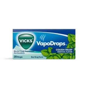 VICKS VAPODROPS MENTHOL    20s